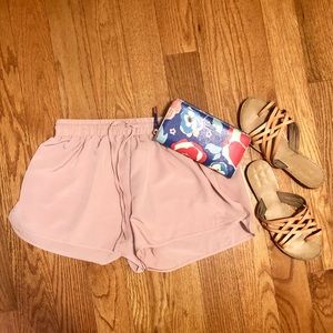 Dusty Pink Booty Shorts